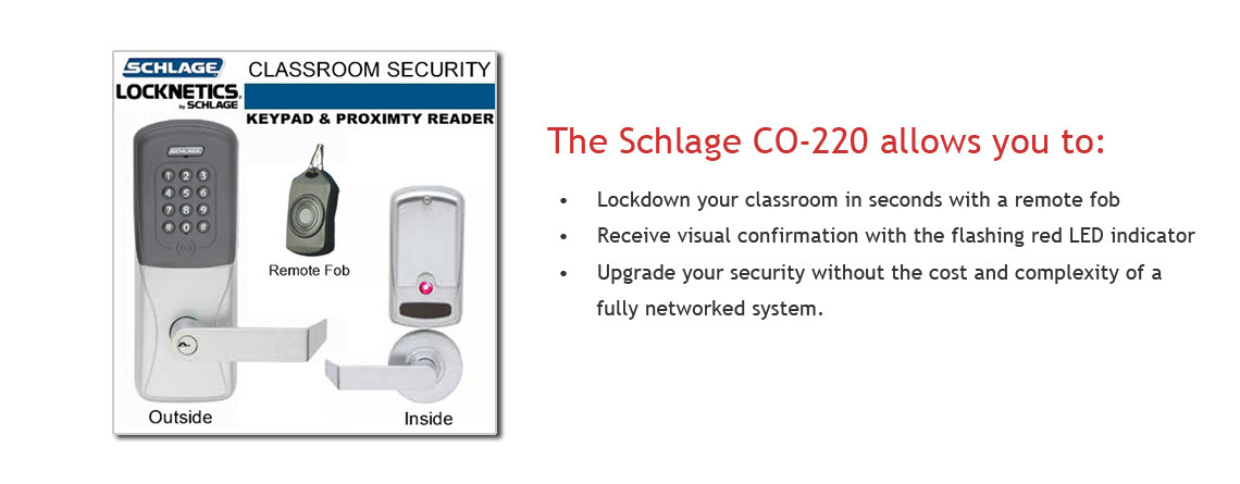 schlage classroom security